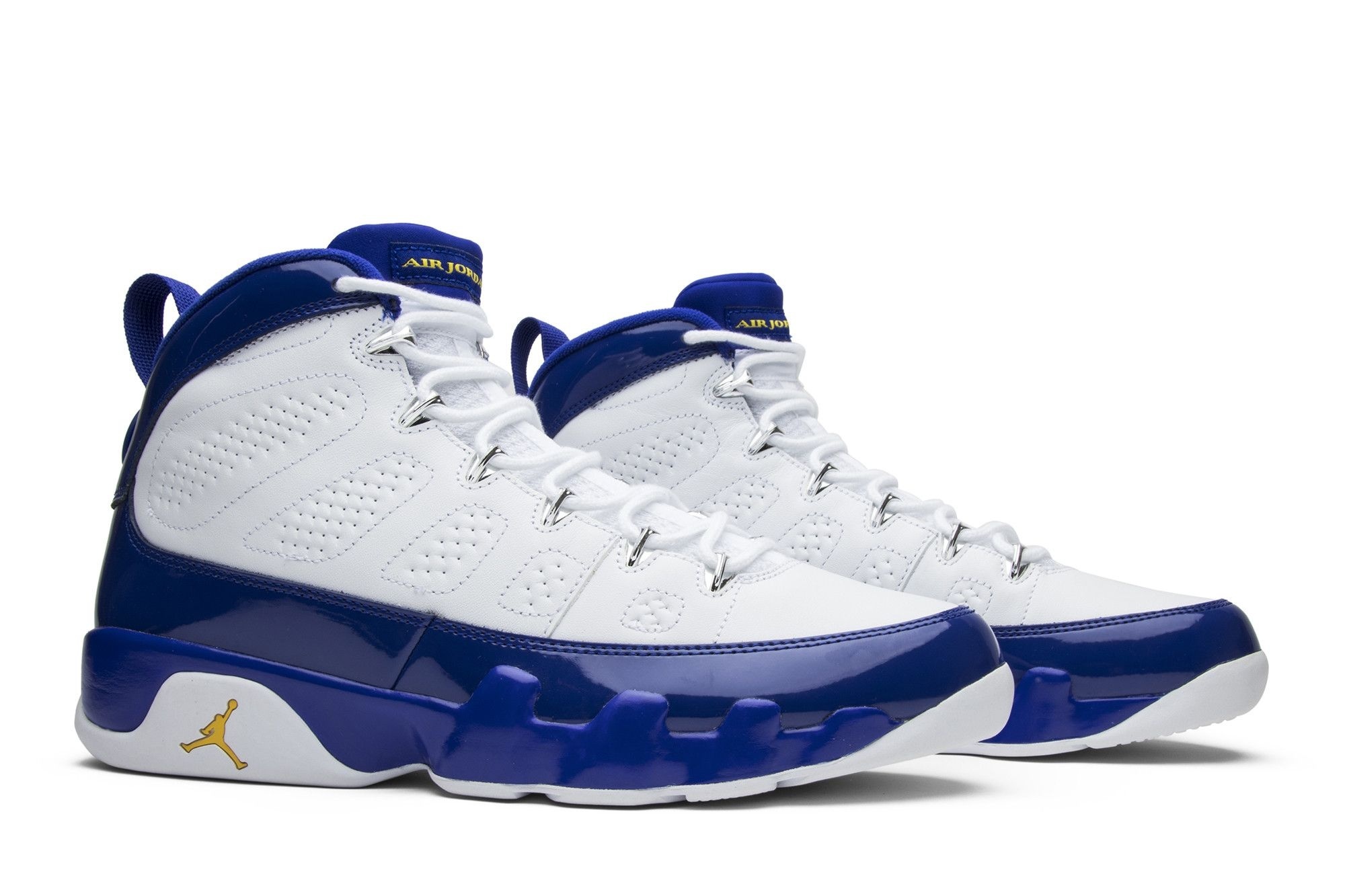 Air Jordan 9 Retro Kobe Bryant PE Sneakers – 302370-121 – White/Concord-Tour Yellow - Image 8