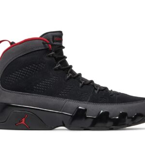 Air Jordan 9 Retro Sneakers – Black/Dark Charcoal-True Red – 302370-005
