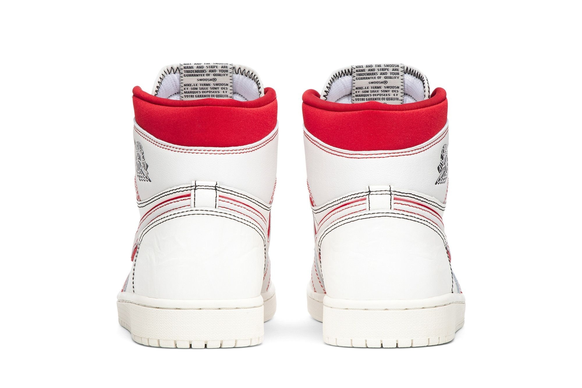 Jordan 1 Retro High Phantom Gym Red Sneakers – 555088-160 - Image 6
