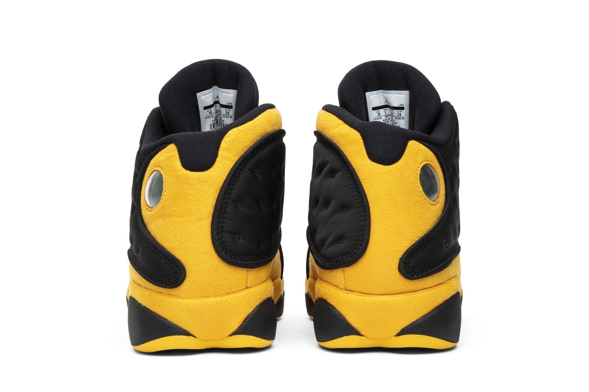 Jordan 13 Retro Carmelo Anthony Class Of 2002 (B-Grade) Sneakers – 414571-035 – Black/Red/Gold - Image 6