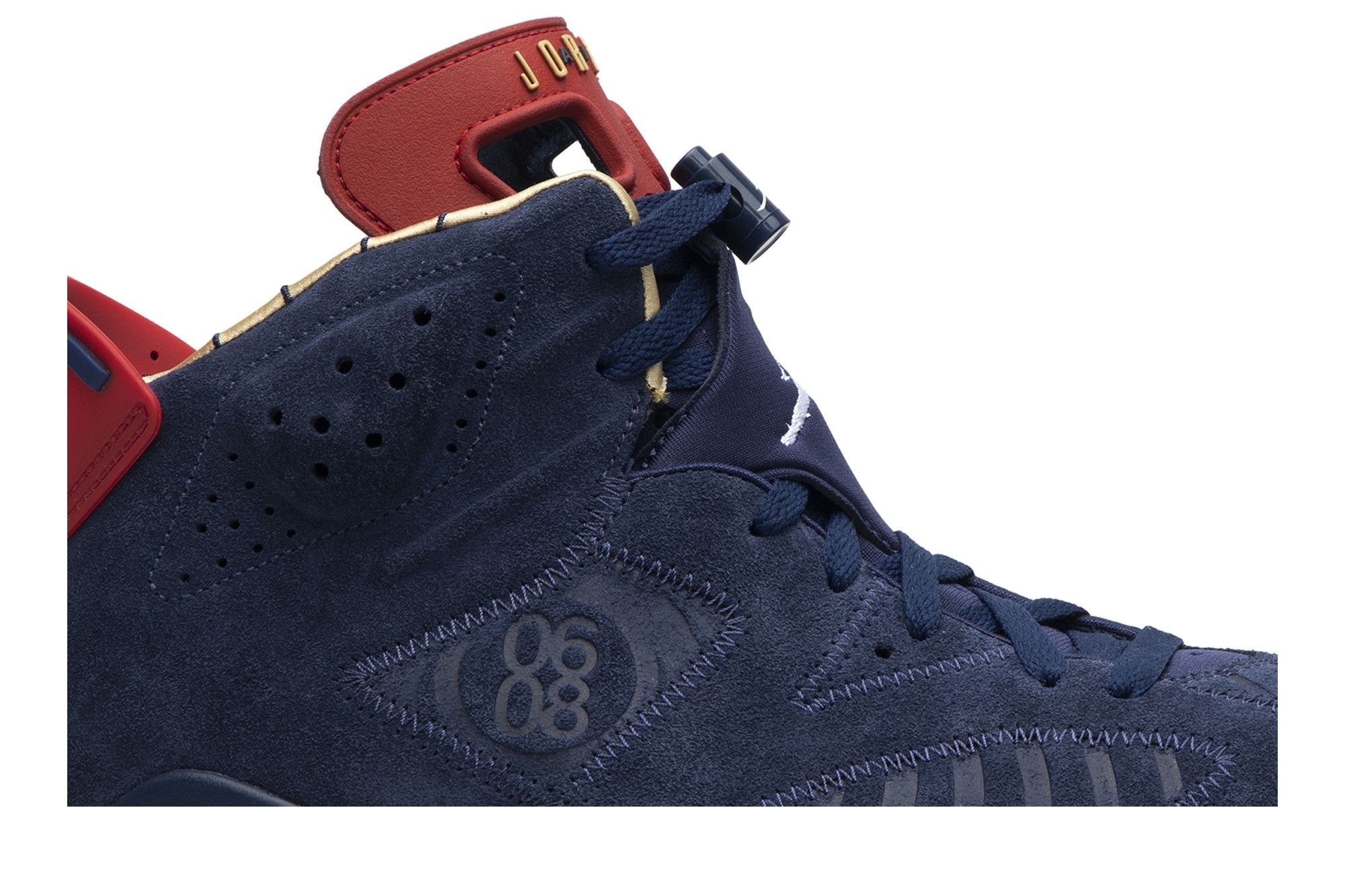 Jordan 6 Retro Doernbecher 15th Anniversary – CI6293-416 – Midnight Navy/White/Varsity Red/Metallic Gold - Image 2