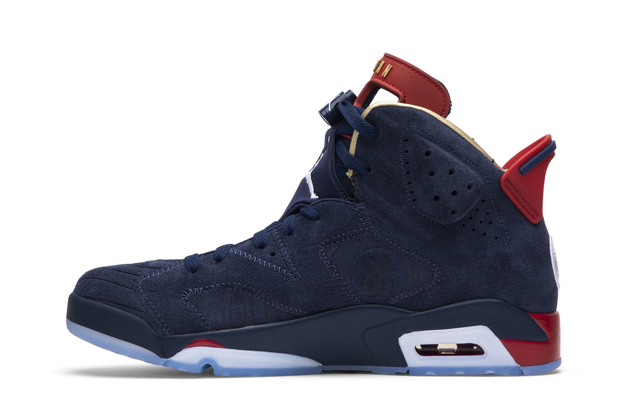 Jordan 6 Retro Doernbecher 15th Anniversary – CI6293-416 – Midnight Navy/White/Varsity Red/Metallic Gold - Image 3