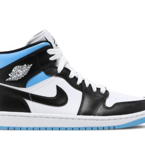 Women’s Jordan 1 Mid University Blue Sneakers – BQ6472-102