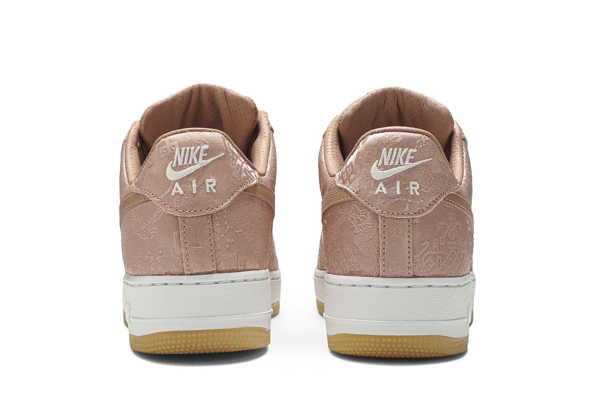 Air Force 1 Low CLOT Rose Gold Silk Sneakers – CJ5290-600 - Image 6