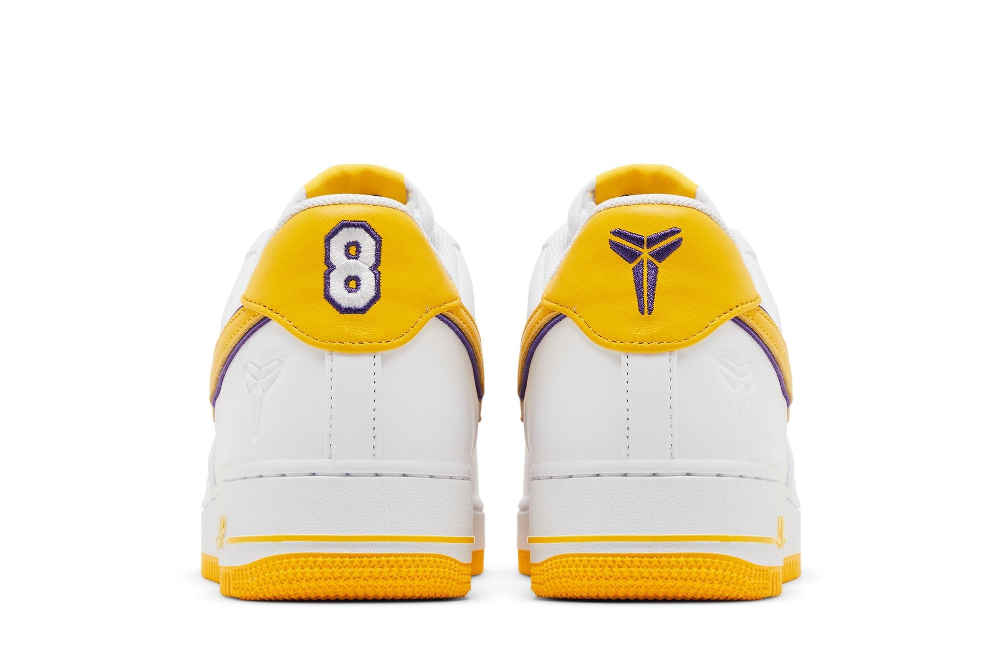 Air Force 1 Low Retro QS Kobe Bryant Lakers Home Sneakers – FZ1151-100 – White/Varsity Maize/Varsity Purple - Image 6