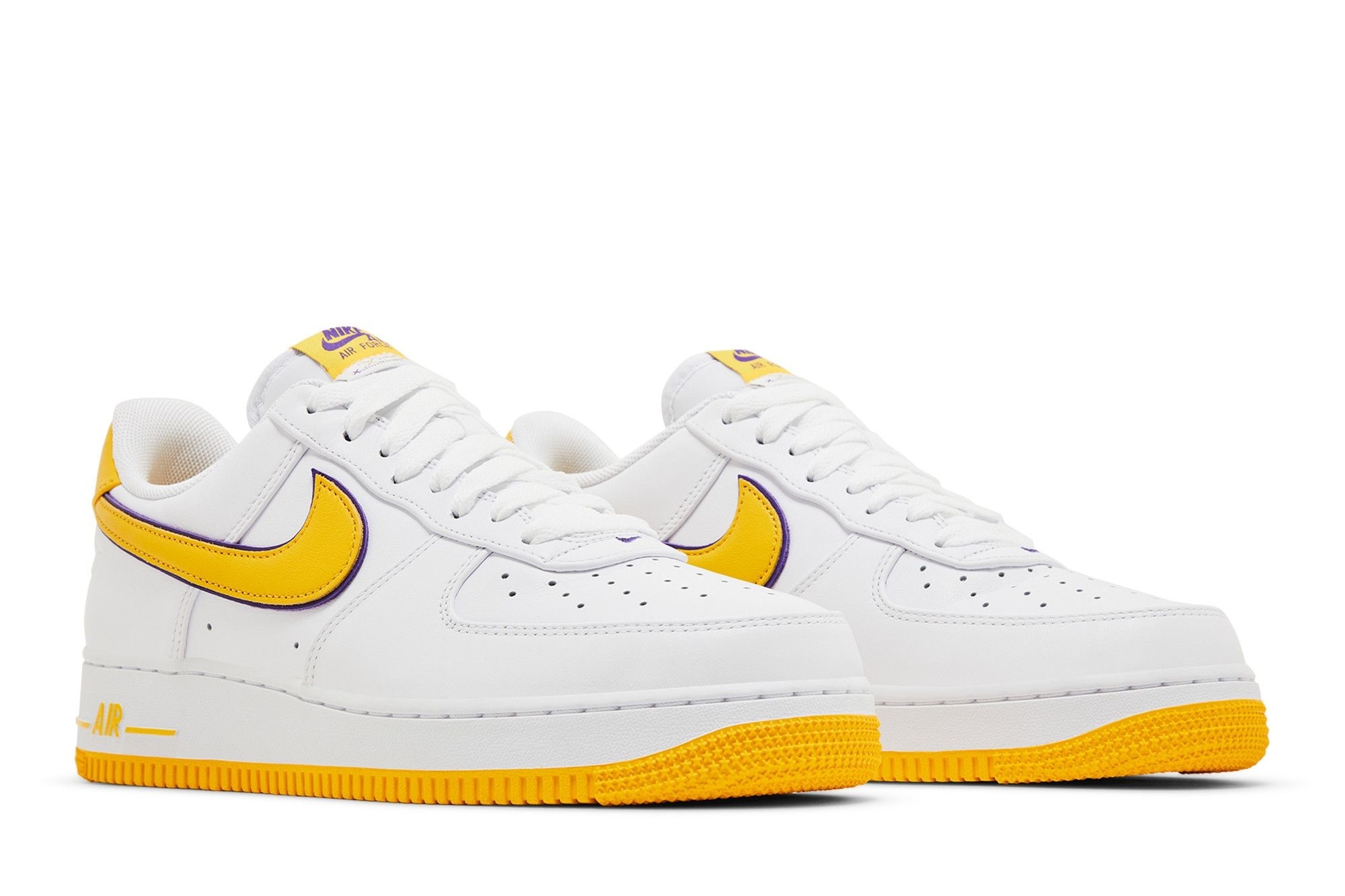Air Force 1 Low Retro QS Kobe Bryant Lakers Home Sneakers – FZ1151-100 – White/Varsity Maize/Varsity Purple - Image 8