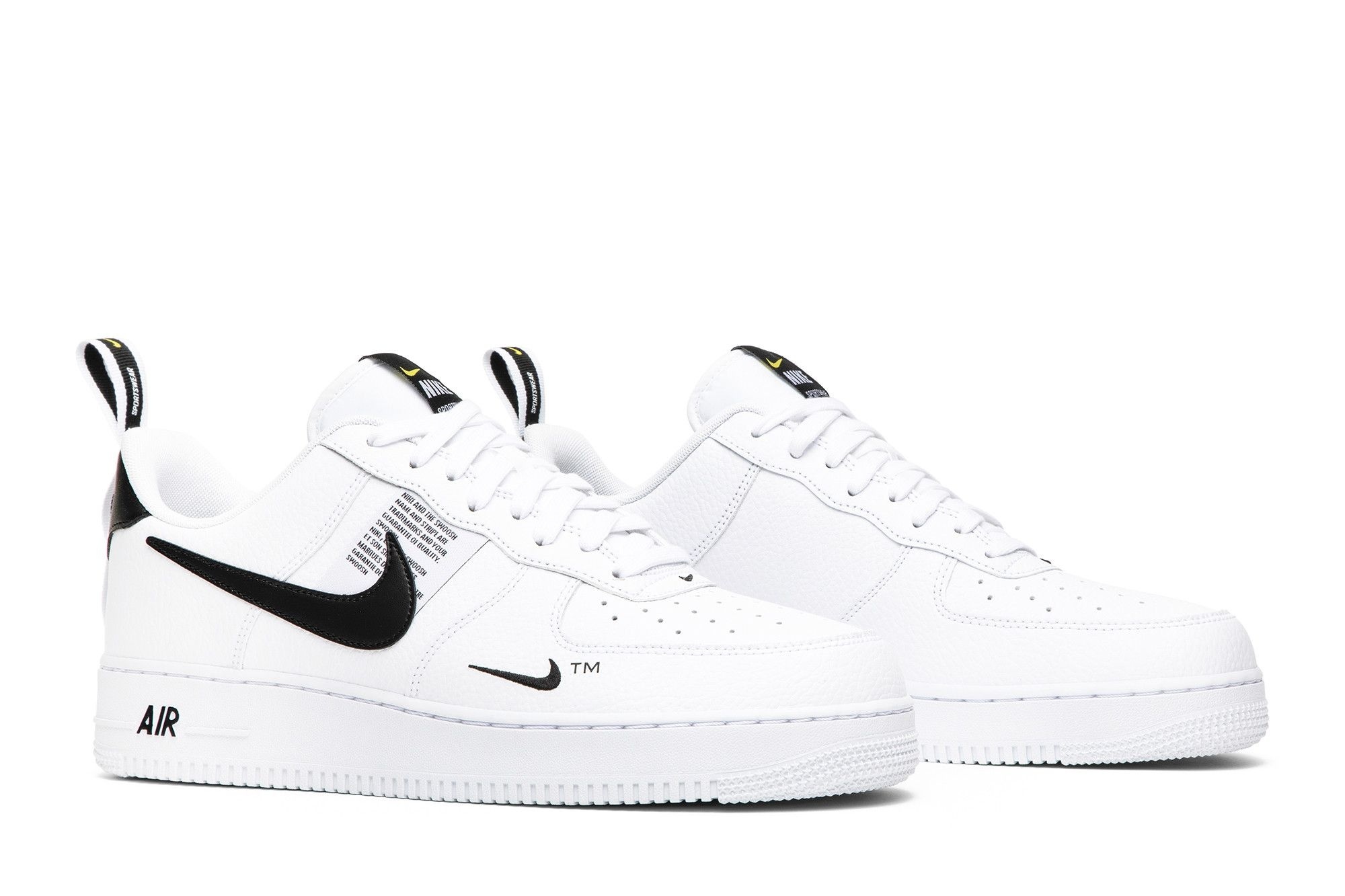 Air Force 1 Low Utility White Black Sneakers – AJ7747-100 - Image 8