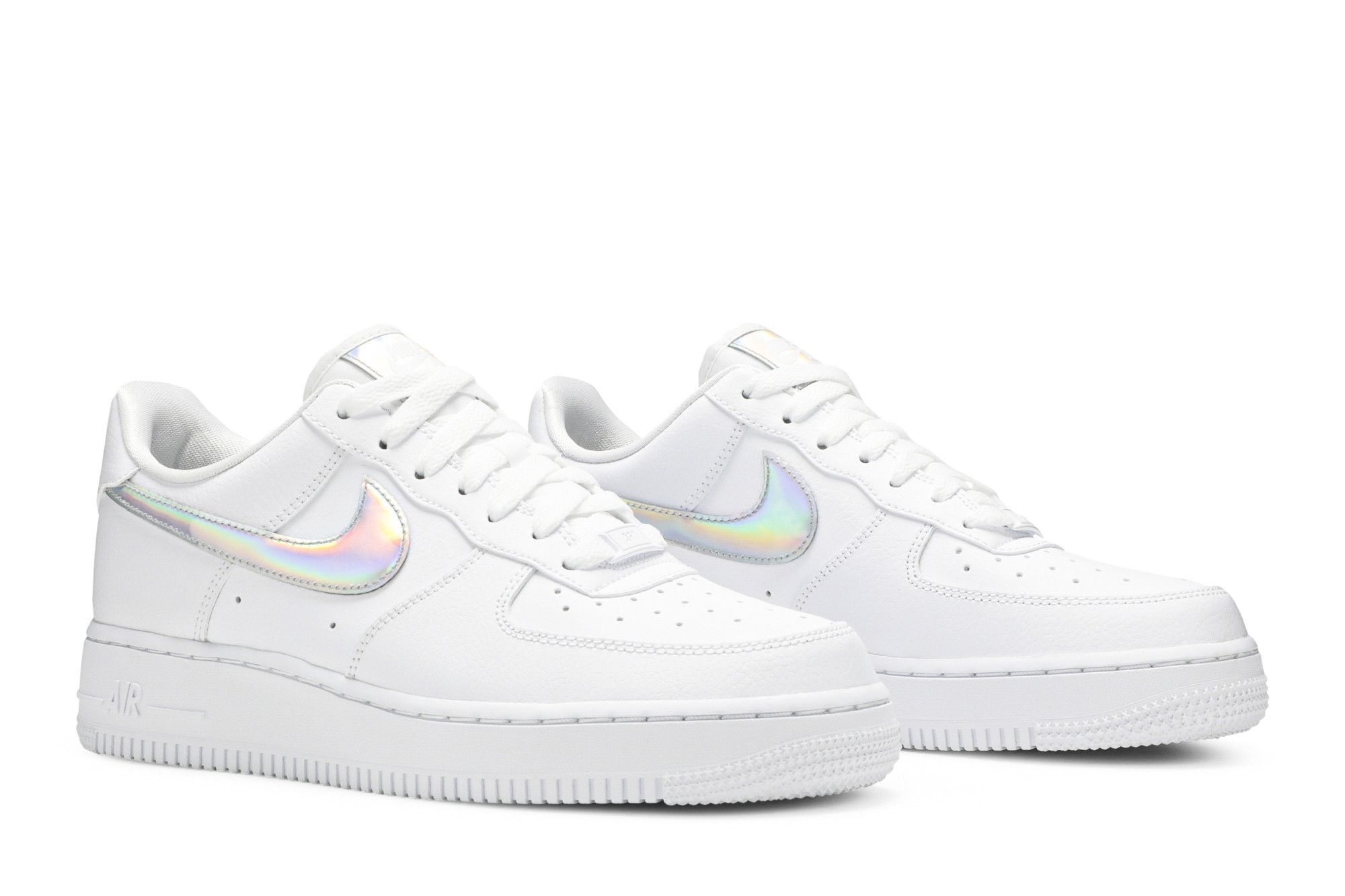Air Force 1 Low Women’s White Irisdescent Sneakers – CJ1646-100 - Image 8