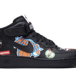 Air Force 1 Mid Supreme NBA Black Sneakers – AQ8017-001