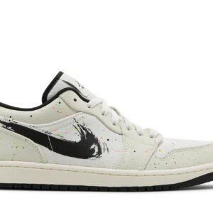 Air Jordan 1 Low Brushstroke Sneakers – DM3528-100