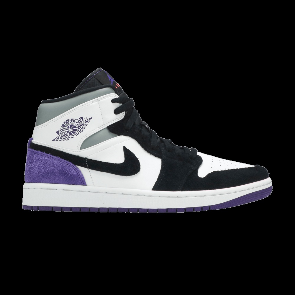 Air Jordan 1 Mid SE Purple Sneakers – 852542-105