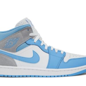 Air Jordan 1 Mid University Blue Grey Sneakers – DX9276-100