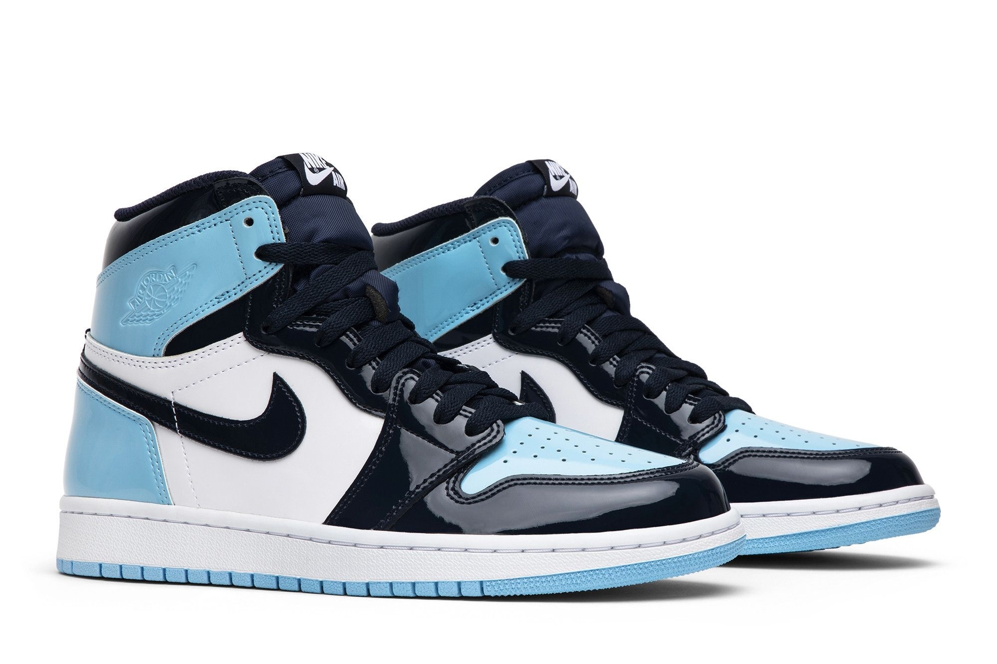 Air Jordan 1 Retro High UNC Patent Women’s Shoe – CD0461-401 - Image 8