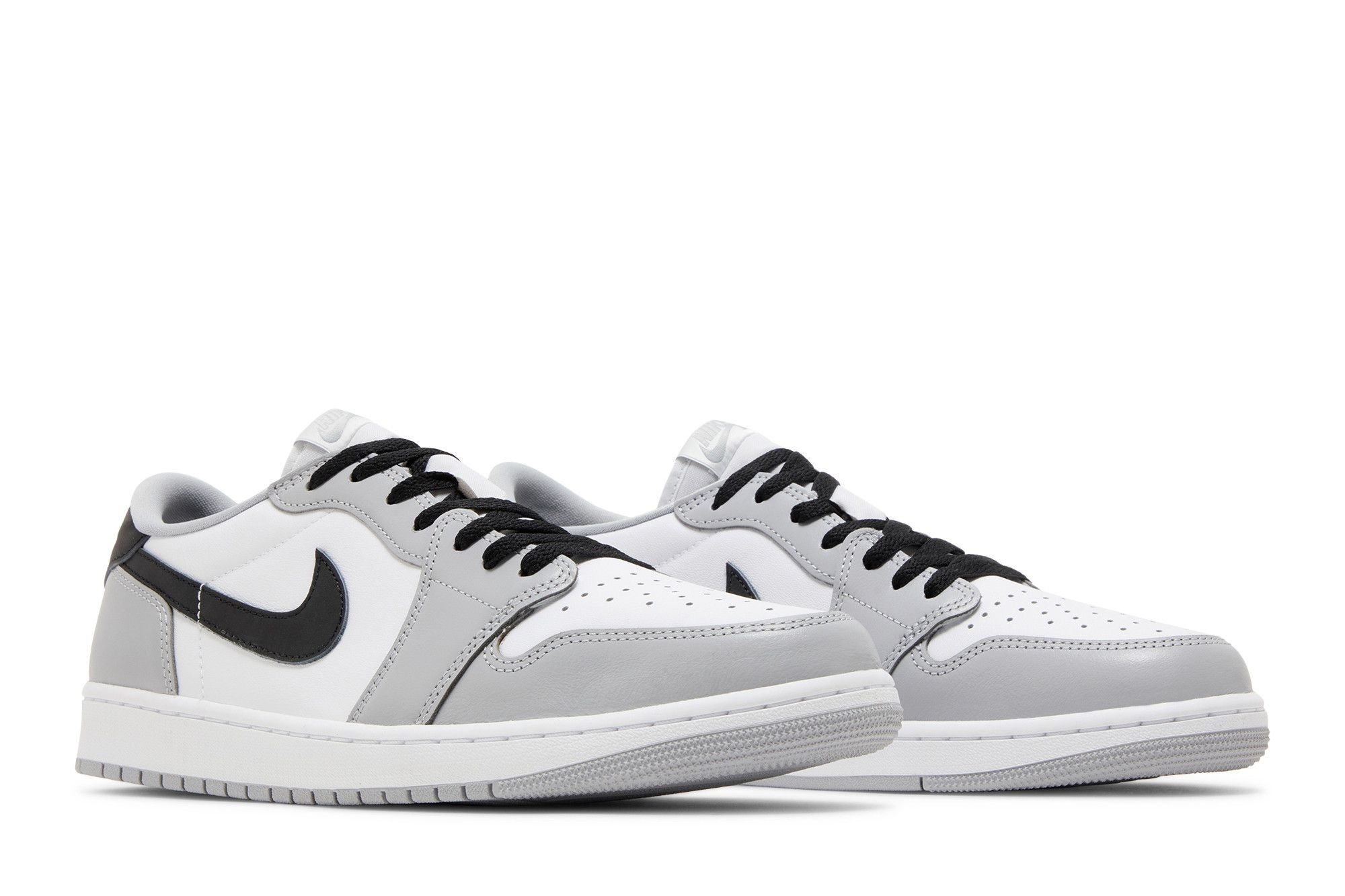 Air Jordan 1 Retro Low OG Barons Sneakers – White/Black-Wolf Grey – CZ0790-110 - Image 8