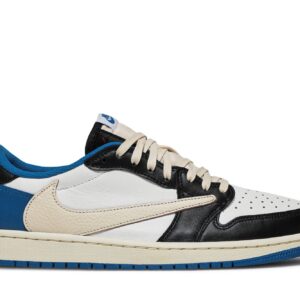 Air Jordan 1 Retro Low OG SP Fragment x Travis Scott – DM7866-140 – White/Black/Royal/Sail