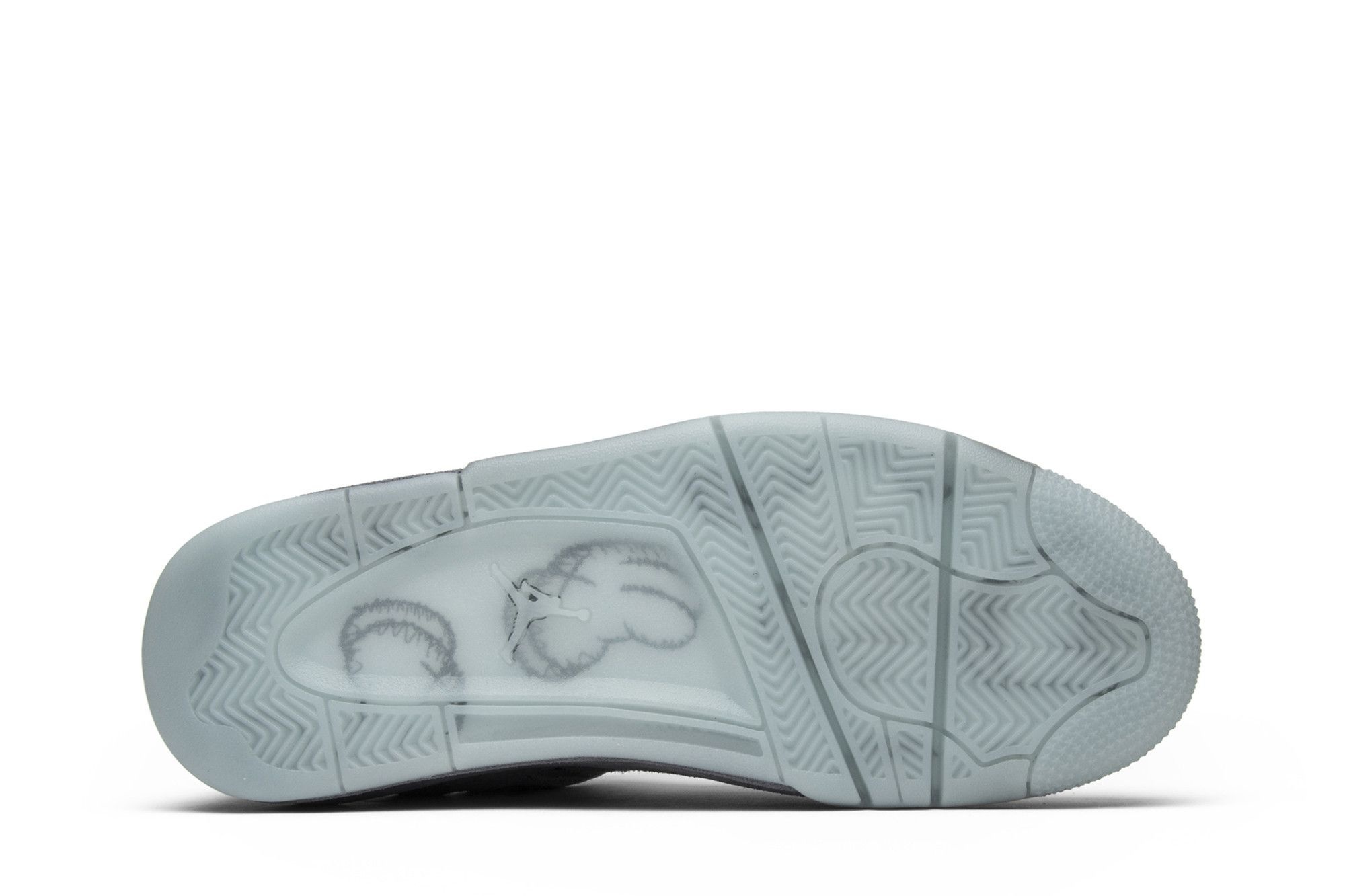 Air Jordan 4 Retro Kaws Sneakers – Cool Grey/White – 930155-003 - Image 4