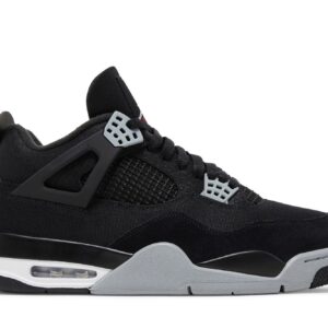 Air Jordan 4 Retro SE Black Canvas Sneakers – DH7138-006