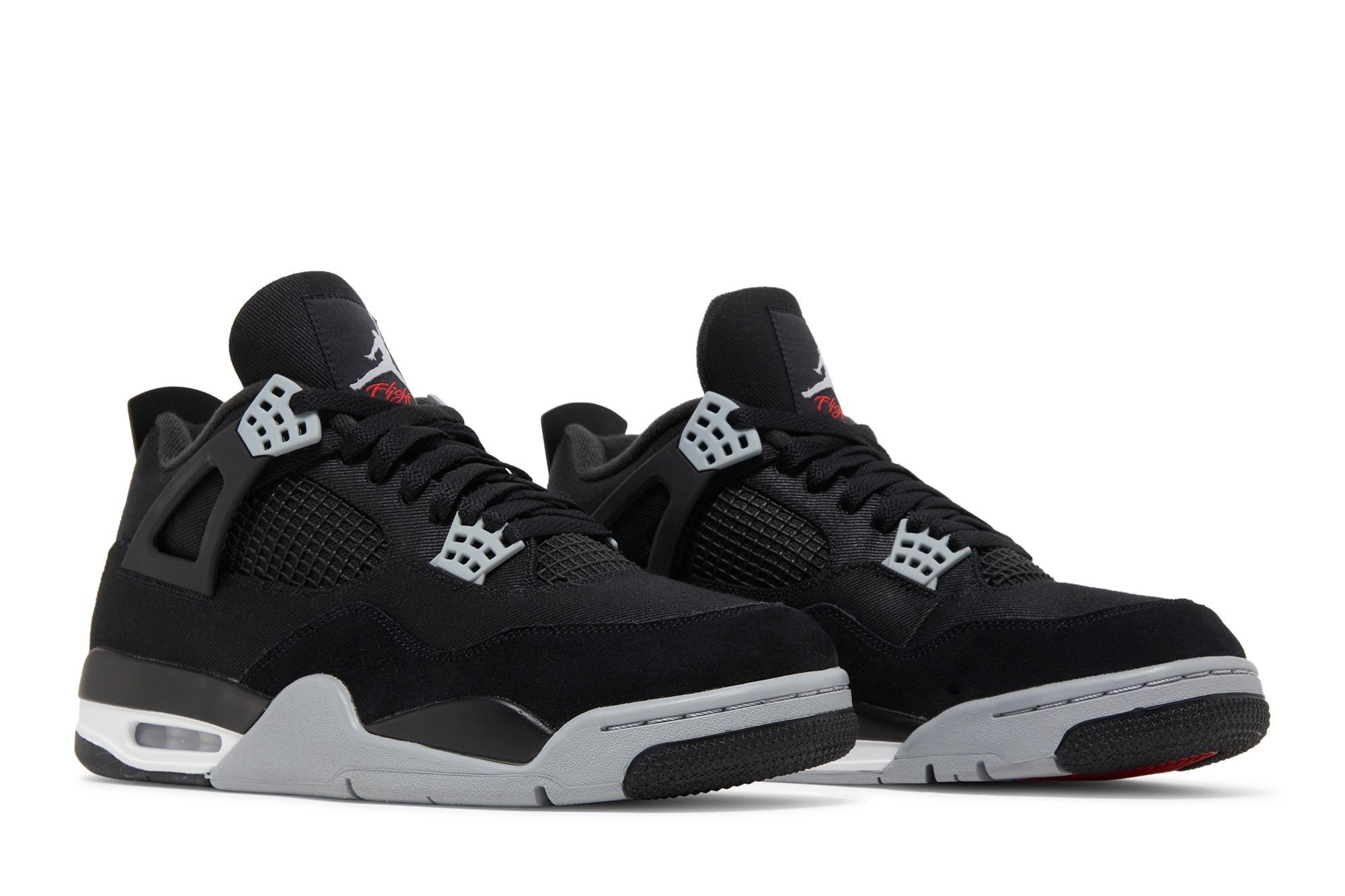 Air Jordan 4 Retro SE Black Canvas Sneakers – DH7138-006 - Image 8