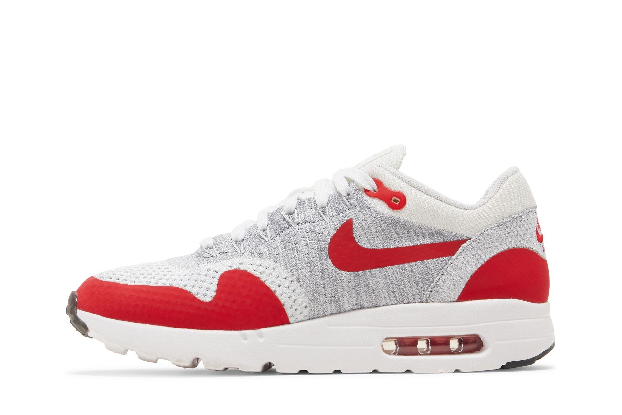 Air Max 1 Flyknit OG Sneakers – White/Red – 843384-101 - Image 3