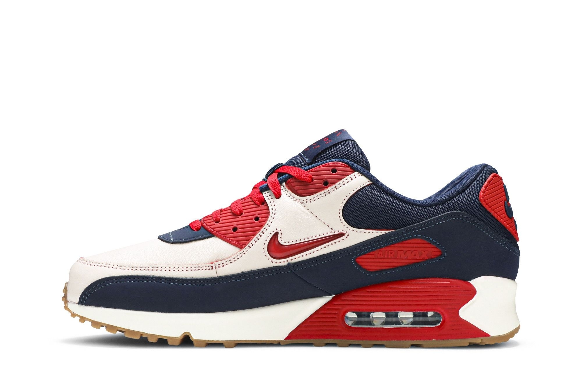 Air Max 90 Home & Away Red Sneakers – CJ0611-101 - Image 3