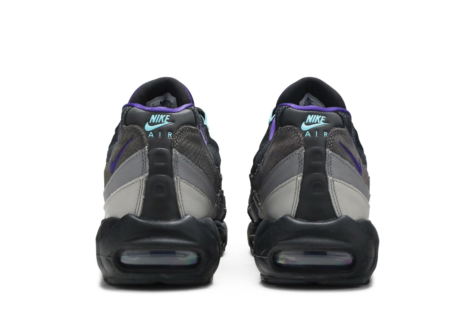 Air Max 95 Black Court Purple Teal Nebula Sneakers – AO2450-002 - Image 6