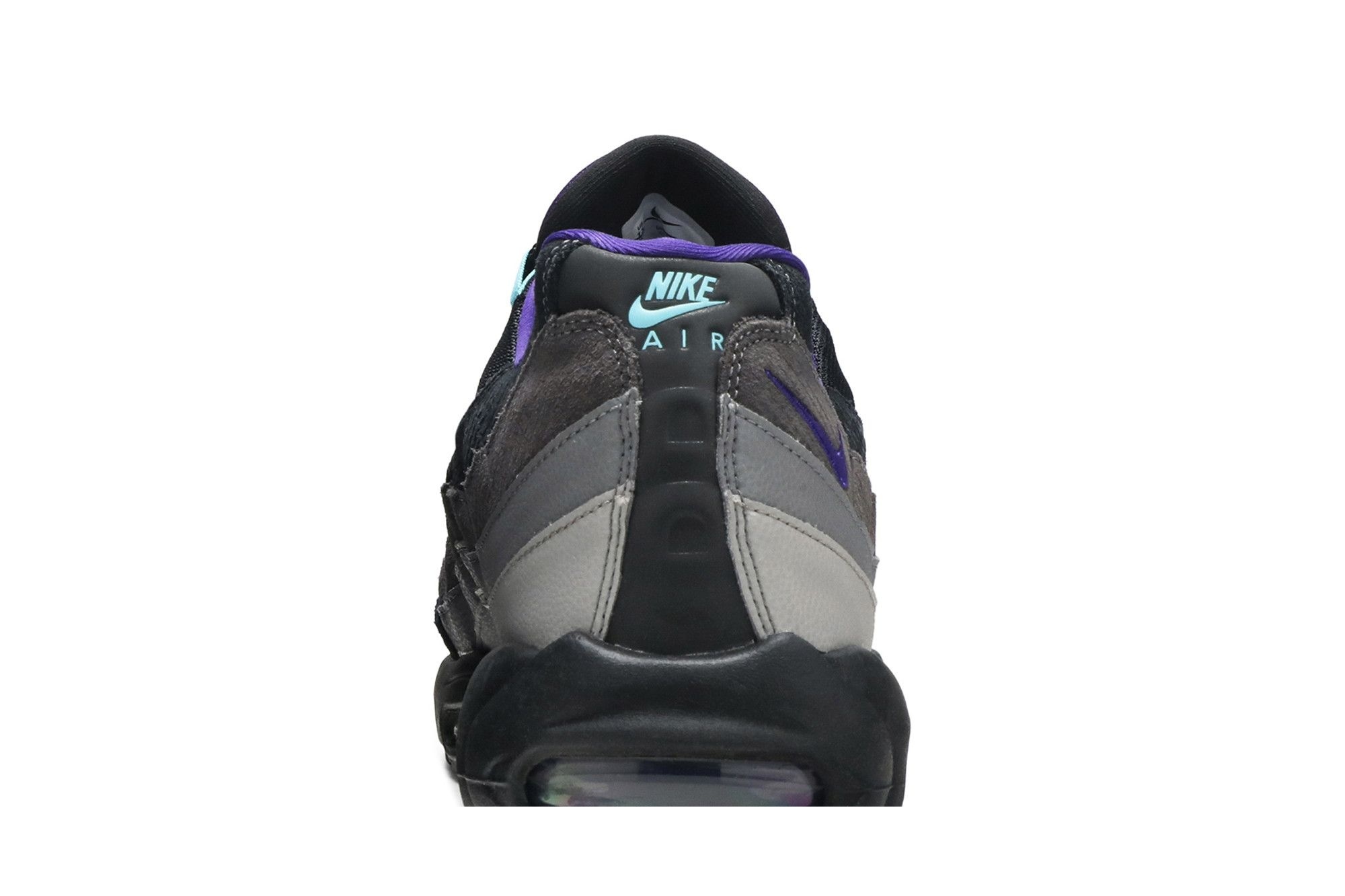 Air Max 95 Black Court Purple Teal Nebula Sneakers – AO2450-002 - Image 7