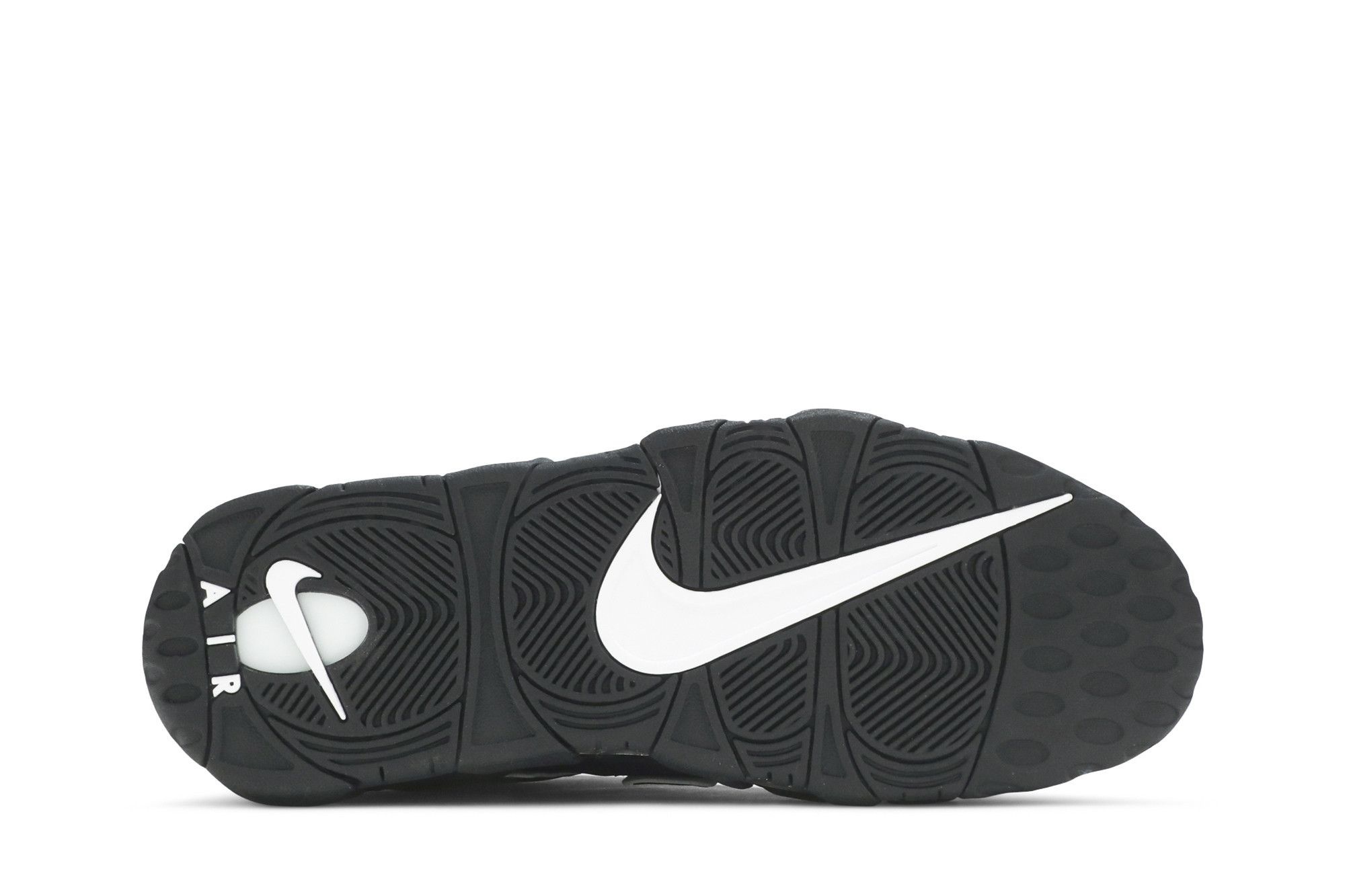 Air More Uptempo Black/White/Black Sneakers – 414962-002-20 - Image 4