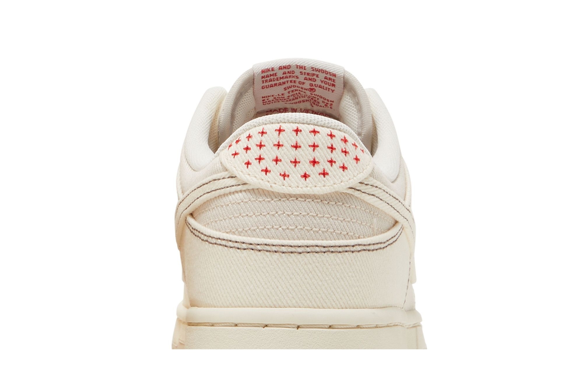 Dunk Low Light Orewood Brown Sashiko Sneakers – DV0834-100 - Image 7