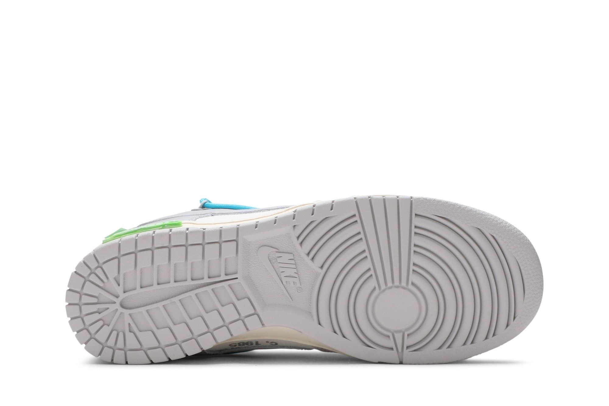 Dunk Low Off-White Lot 2 – Sail/Neutral Grey-Blue Fury – DM1602-115 - Image 4