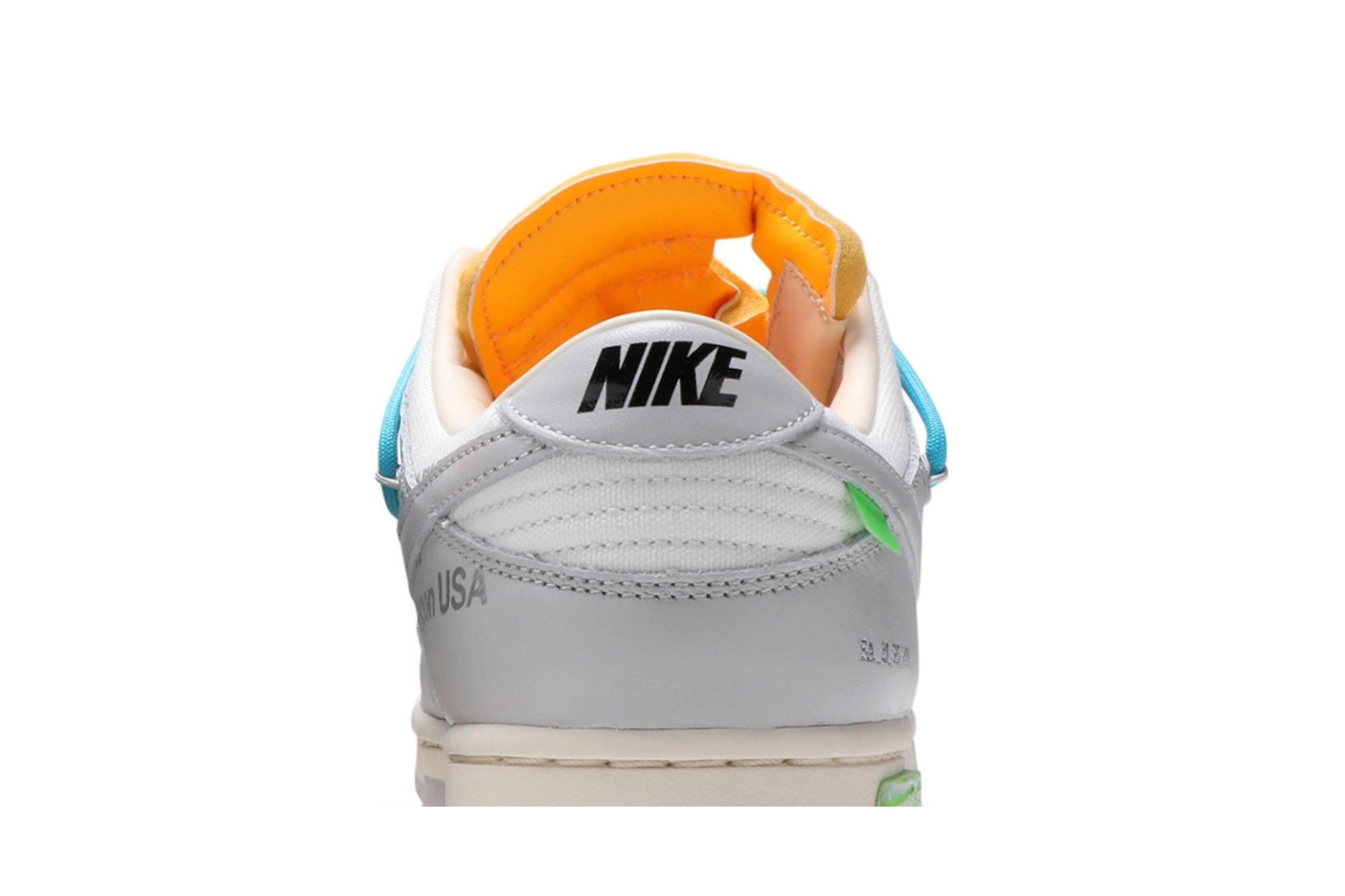 Dunk Low Off-White Lot 2 – Sail/Neutral Grey-Blue Fury – DM1602-115 - Image 7