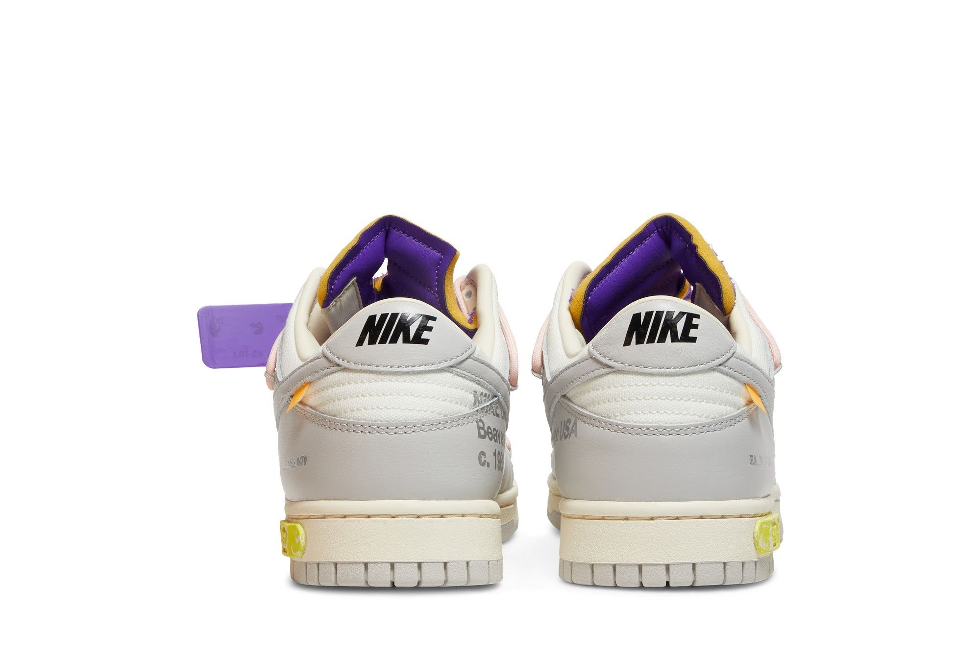 Dunk Low Off-White Lot 24 Sneakers – DM1602-119 - Image 6