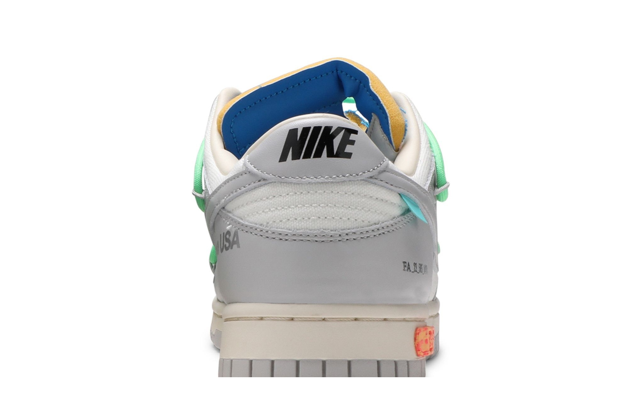 Dunk Low Off-White Lot 26 Sneakers – DM1602-116 – Sail/Neutral Grey - Image 7