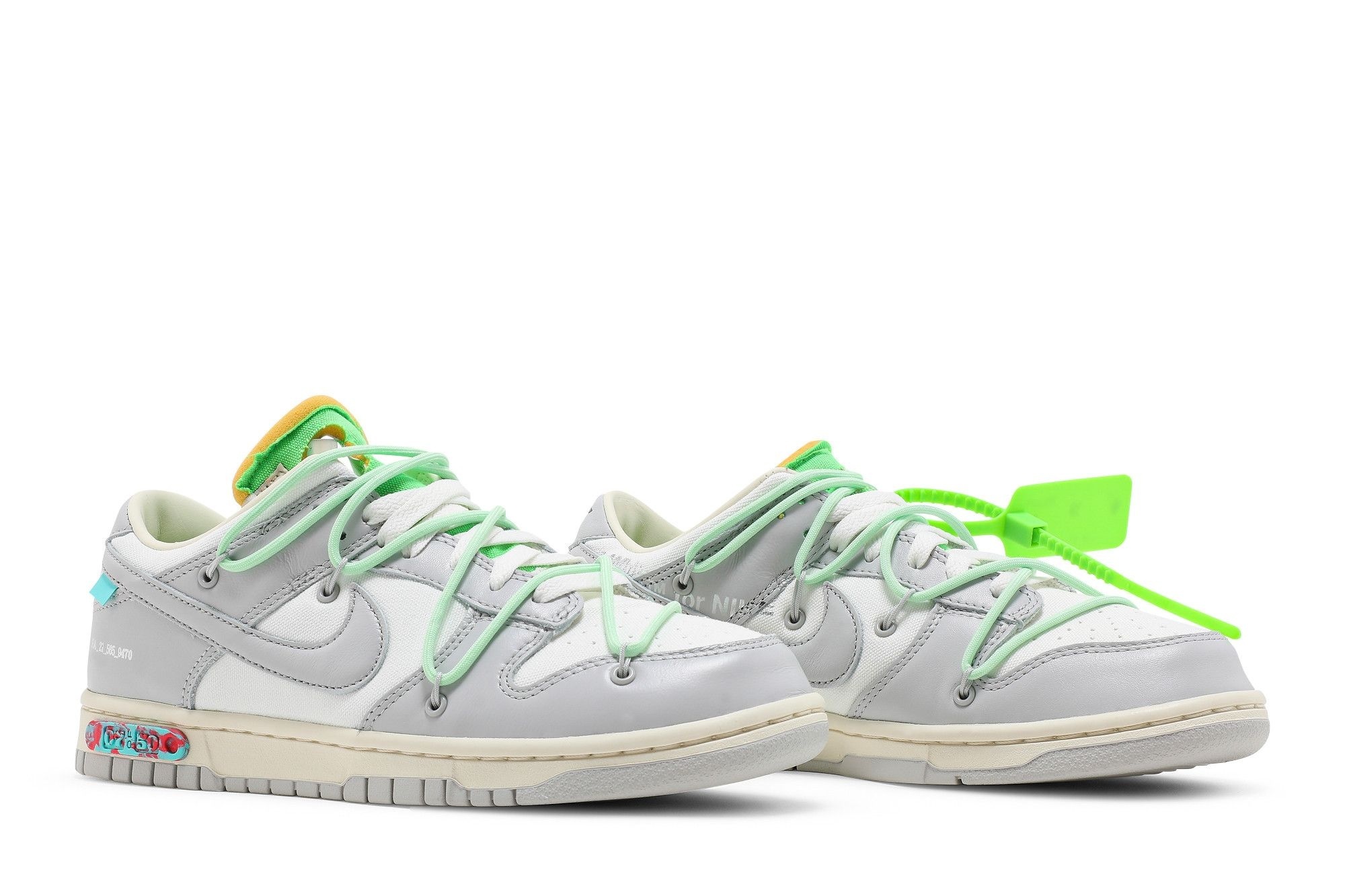 Dunk Low Off-White Lot 7 Sneakers – DM1602-108 - Image 8