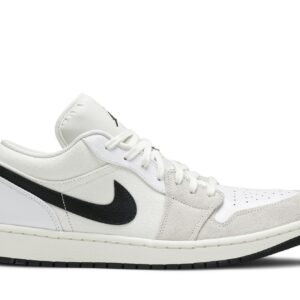 Jordan 1 Low Astrograbber Sneakers – DC3533-100 – White/Black-Sail