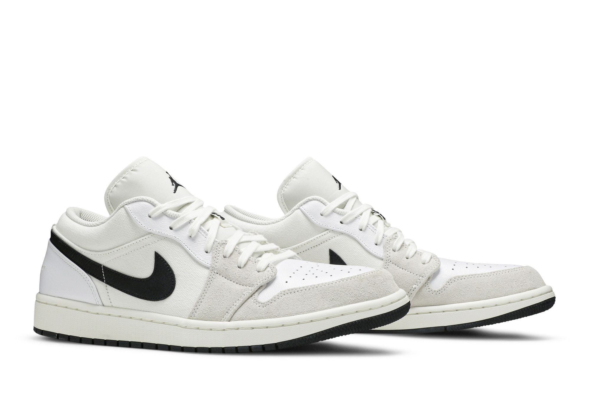 Jordan 1 Low Astrograbber Sneakers – DC3533-100 – White/Black-Sail - Image 8