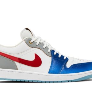 Jordan 1 Low SE Philippines Sneakers – White/Game Royal/Ice Blue/University Red – FN8901-164
