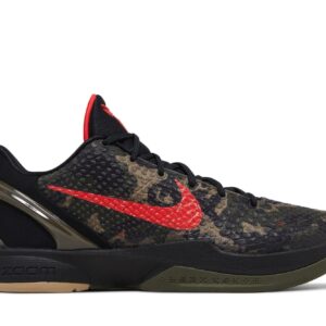 Kobe 6 Protro Italian Camo (2024) – FQ3546-001 – Black/Crimson Bog/Khaki