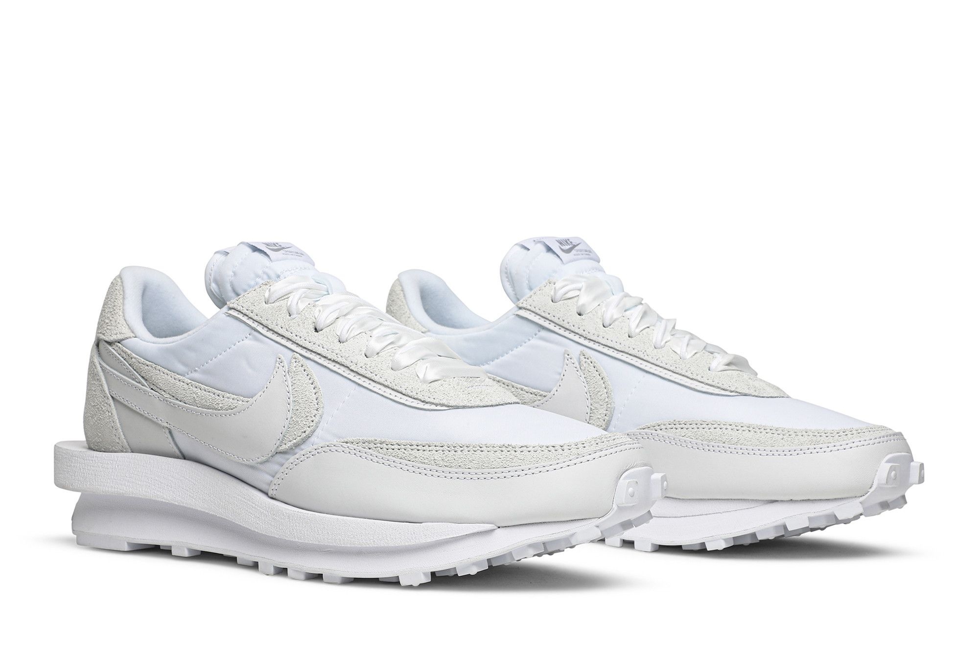 LD Waffle Sacai White Nylon Sneakers – BV0073-101 - Image 8