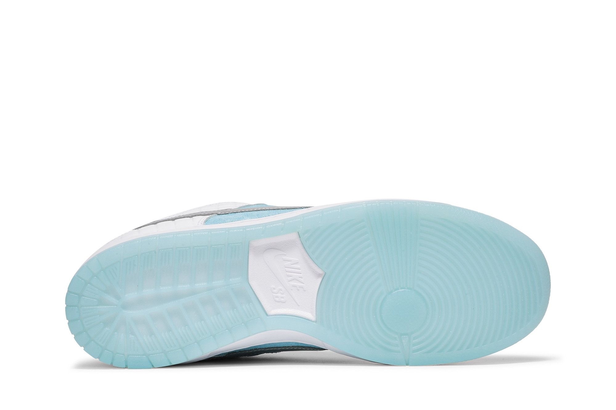 SB Dunk Low FTC Lagoon Pulse Sneakers – DH7687-400 – White/Lagoon Pulse - Image 4