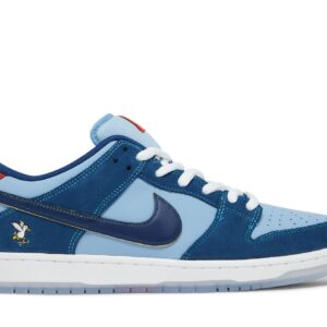 SB Dunk Low Pro Why So Sad? – DX5549-400 – Coastal Blue/Light Current Blue Leather Sneakers