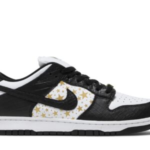 SB Dunk Low Supreme Stars Black (2021) – DH3228-102 – Black/Metallic Gold/White