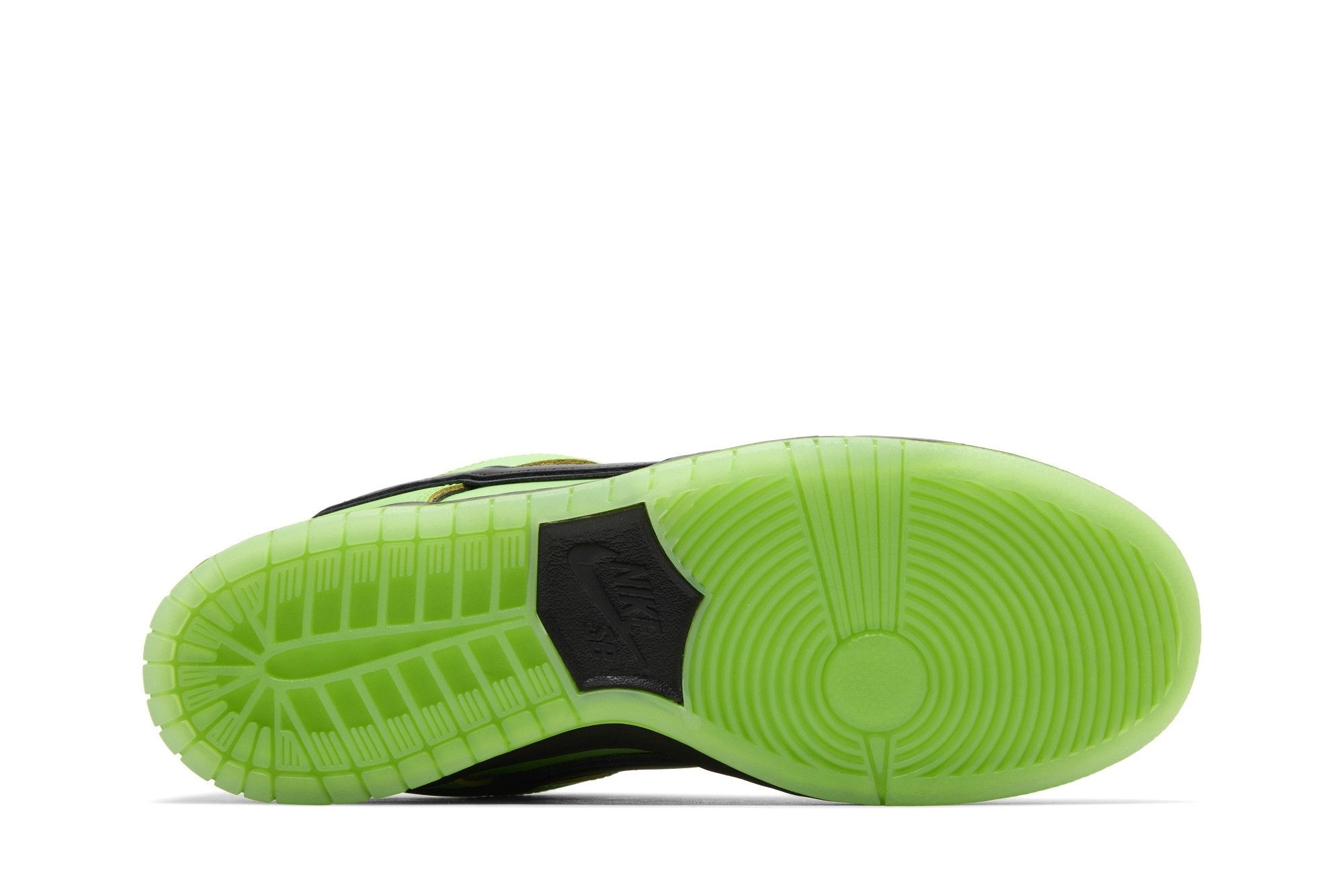 SB Dunk Low The Powerpuff Girls Buttercup – FZ8319-300 – Mean Green/Black/Lotus Pink - Image 4