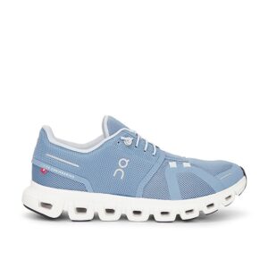 Cloud 6 Sneaker On - Chambray & White