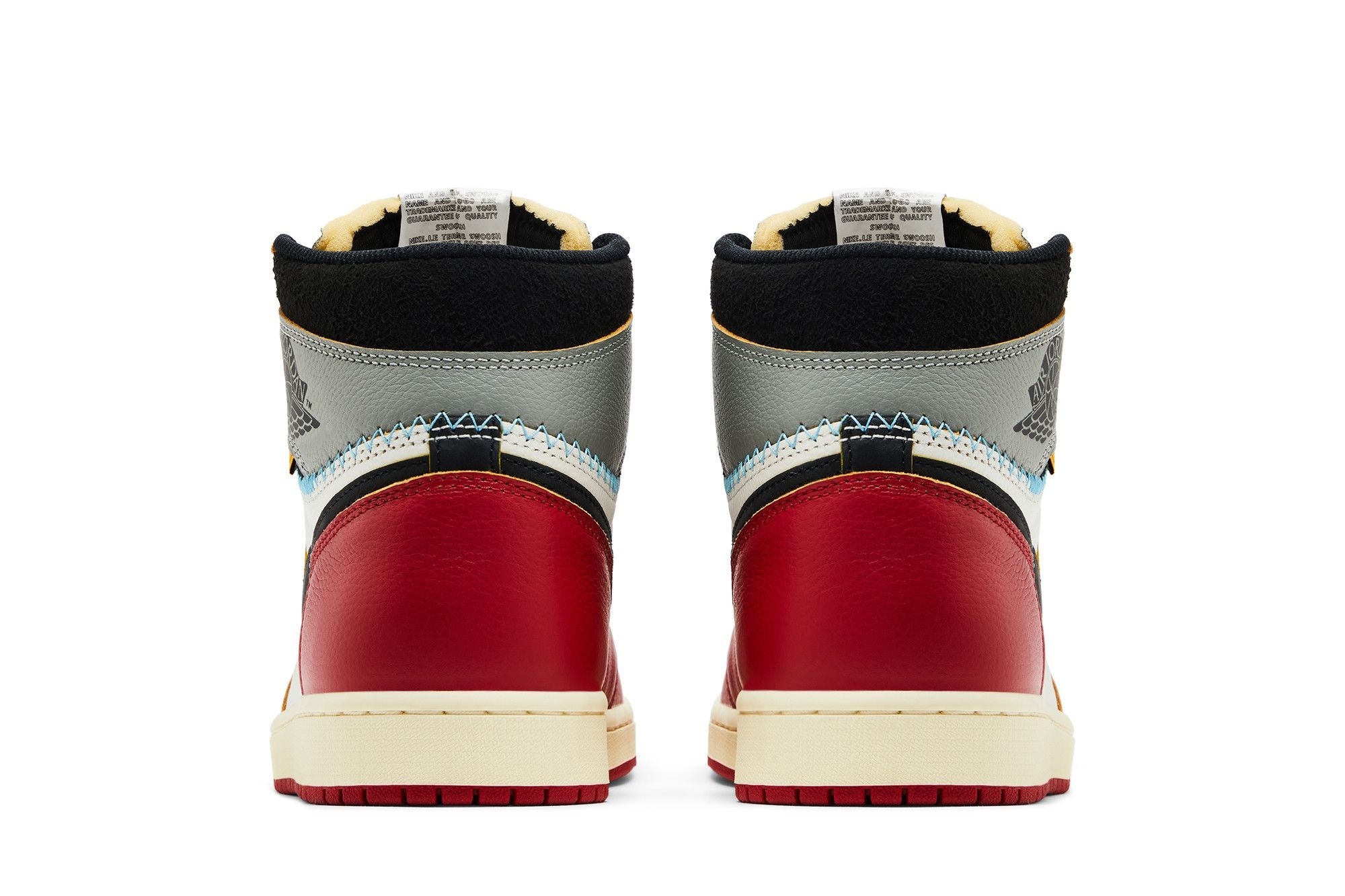 Union LA x Air Jordan 1 Retro High OG SP ‘Chicago Shadow’ Sneakers – HV8563-600 - Image 6