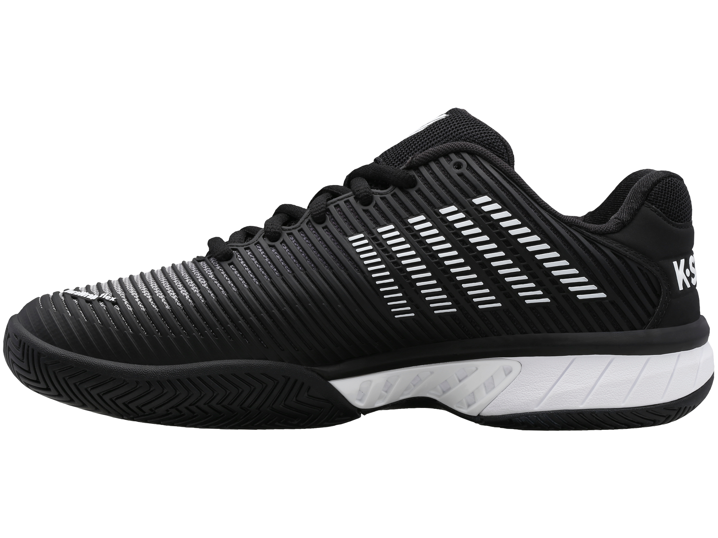 Hypercourt Express 2 in Black/White - K-SWISS-MENS-HYPERCOURT-EXPRESS-2-TENNIS-SHOES-IN-BLACK-WHITE - Image 5