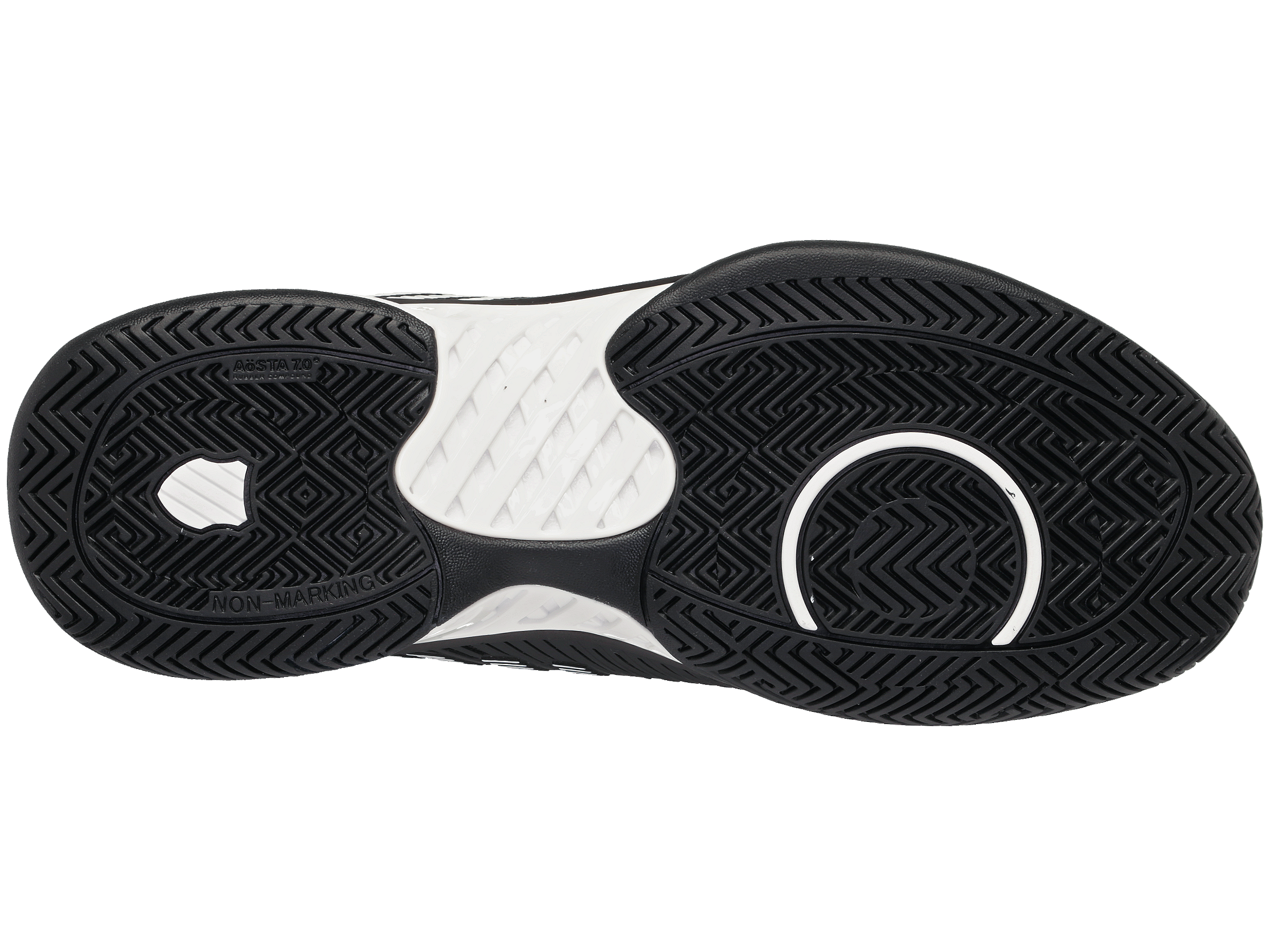 Hypercourt Express 2 in Black/White - K-SWISS-MENS-HYPERCOURT-EXPRESS-2-TENNIS-SHOES-IN-BLACK-WHITE - Image 6