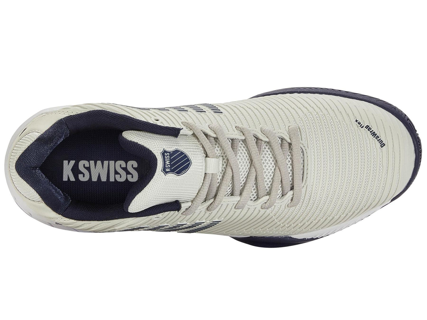 Hypercourt Express 2 in Vaporous Gray/White/Peacoat - K-SWISS-MENS-HYPERCOURT-EXPRESS-2-TENNIS-SHOES-IN-VAPOROUS-GRAY-WHITE-PEACOAT - Image 5