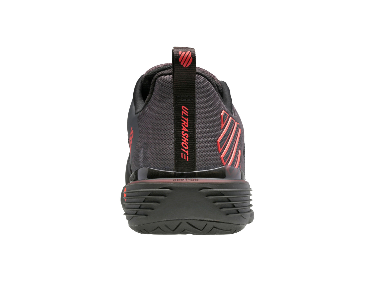 M Ultrashot 3 in Asphalt/Jet Black/Spicy Orange - K-SWISS-MENS-M-ULTRASHOT-3-TENNIS-SHOES-IN-ASPHALT-JET-BLACK-SPICY-ORANGE - Image 5