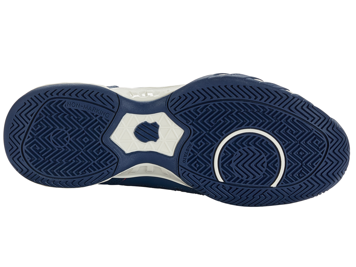 Bigshot Light 4 in Blue Opal/Blanc De Blanc/Lollipop - K-SWISS-MENS-BIGSHOT-LIGHT-4-TENNIS-SHOES-IN-BLUE-OPAL-BLANC-DE-BLANC-LOLLIPOP - Image 5