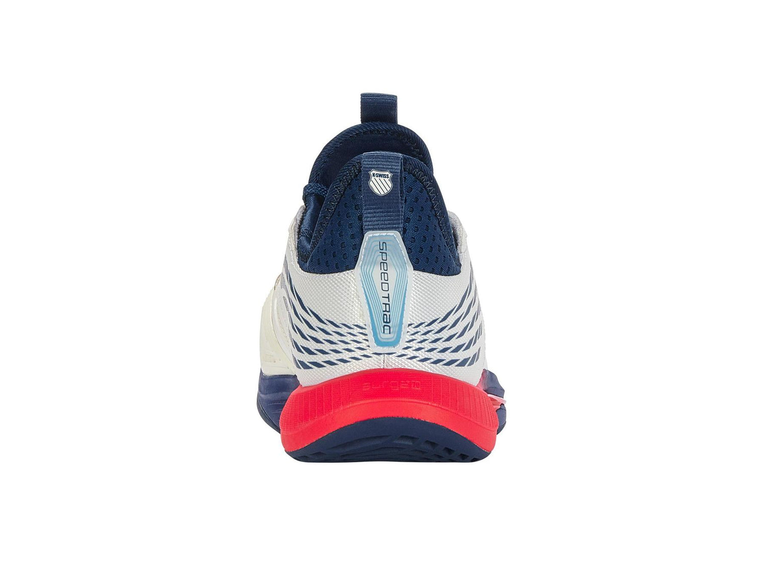 SpeedTrac in Blanc De Blanc/Blue Opal/Lollipop - K-SWISS-MENS-SPEEDTRAC-TENNIS-SHOES-IN-BLANC-DE-BLANC-BLUE-OPAL-LOLLIPOP - Image 5
